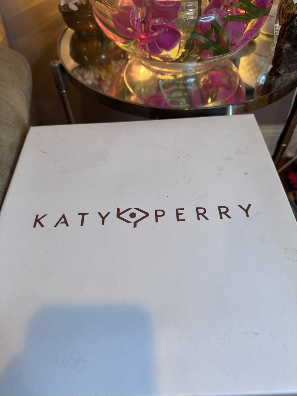 Katy Perry Luvlie Black Croc-Embossed High Heel Ankle Boots Sz 11 - Picture 8 of 8